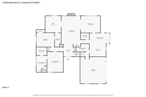 $599,950 | 12726 Mohawk Circle, Leawood, KS 66209