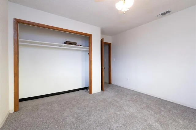 a view of an empty room