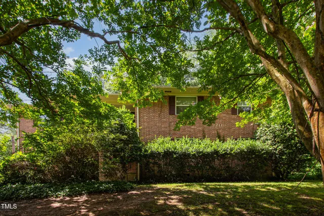 a view of a back yard