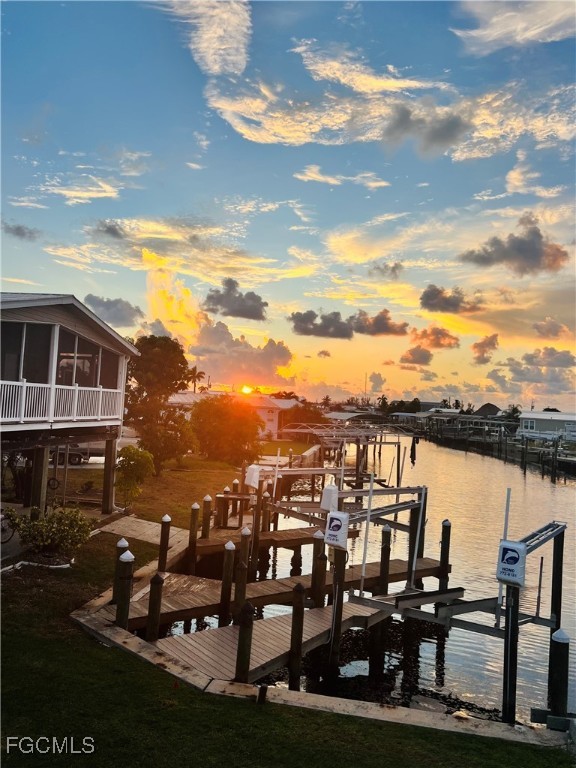 2801 York Road St. James City, FL 33956 - Photo 31 of 31 a view of a terrace with sitting area