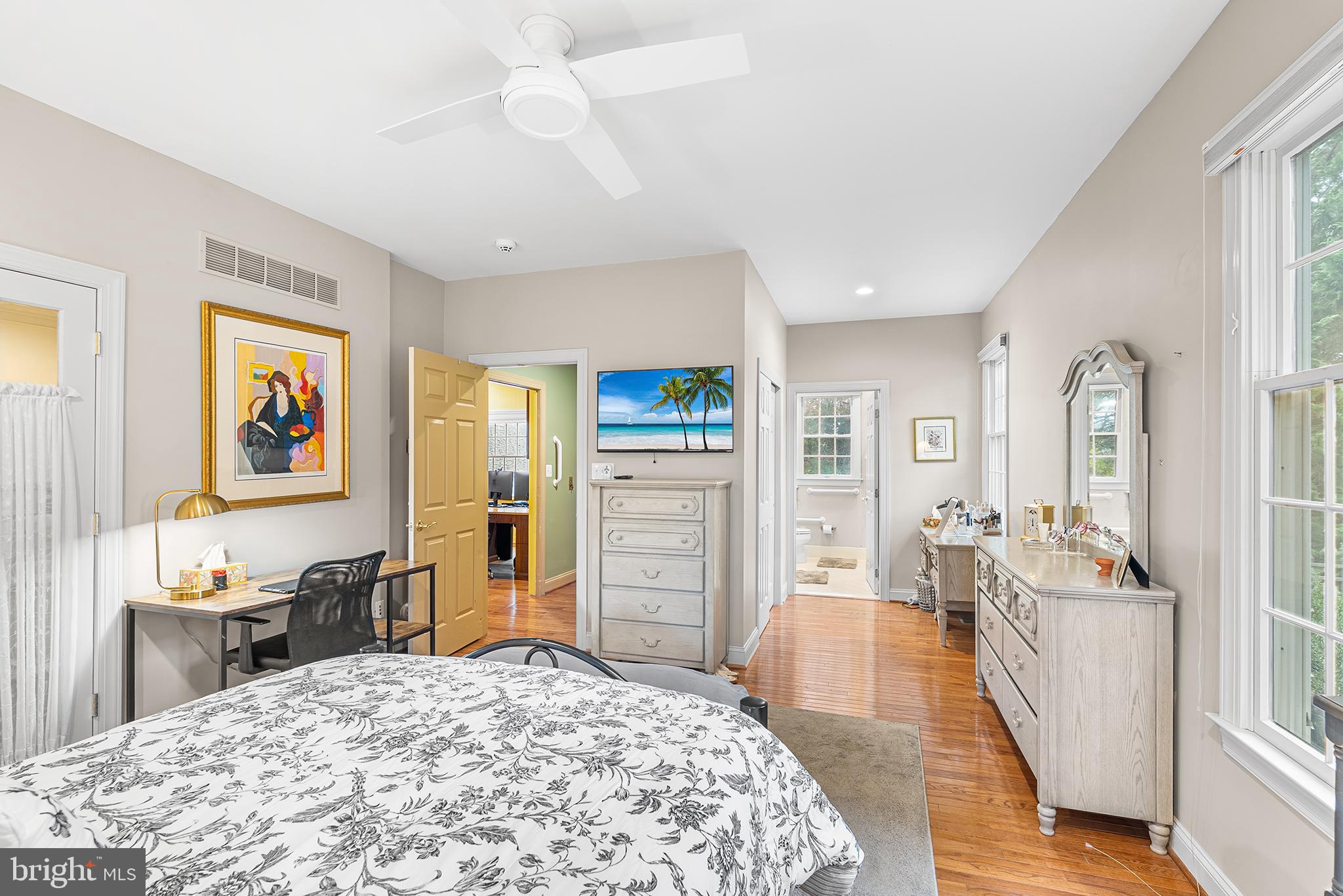 2000 St Andrews Drive Berwyn, PA 19312 - Photo 16 of 44 a bed room with a bed and a view of kitchen