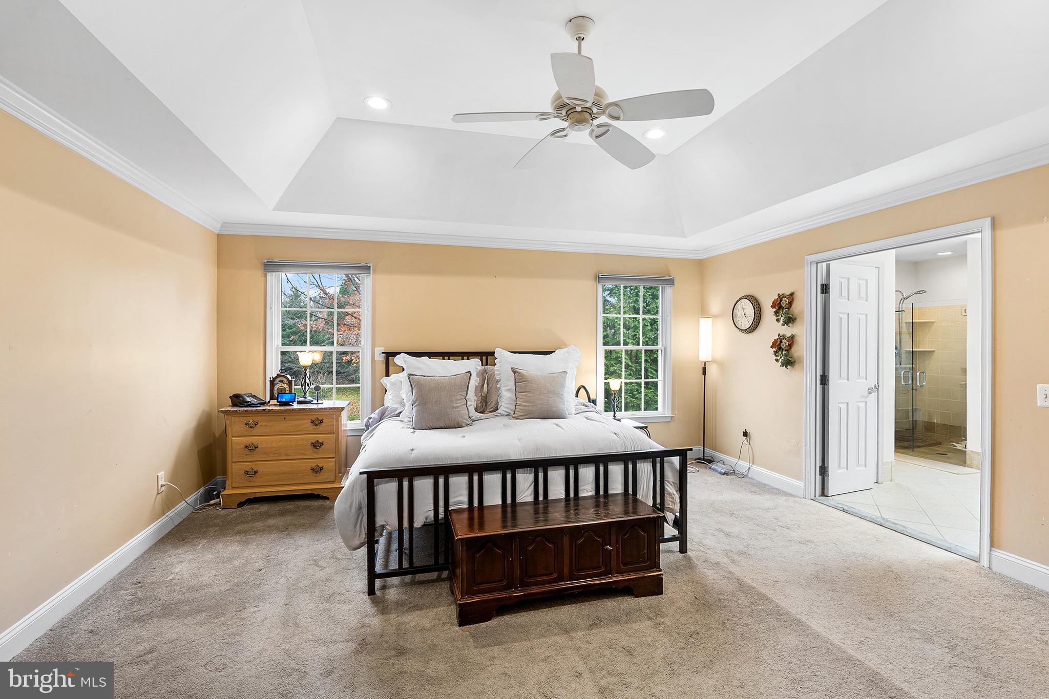 2000 St Andrews Drive Berwyn, PA 19312 - Photo 20 of 44 a bedroom with a bed and large window