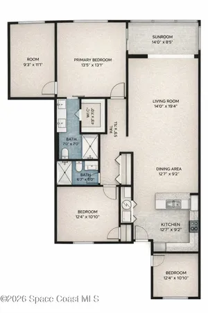 $2,300 | 1611 Minutemen Causeway, Unit 208AP, Cocoa Beach, FL 32931