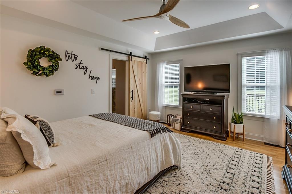 6388 Branson Davis Road Randleman, NC 27317 - Photo 14 of 30 Master bedroom with tray ceilings