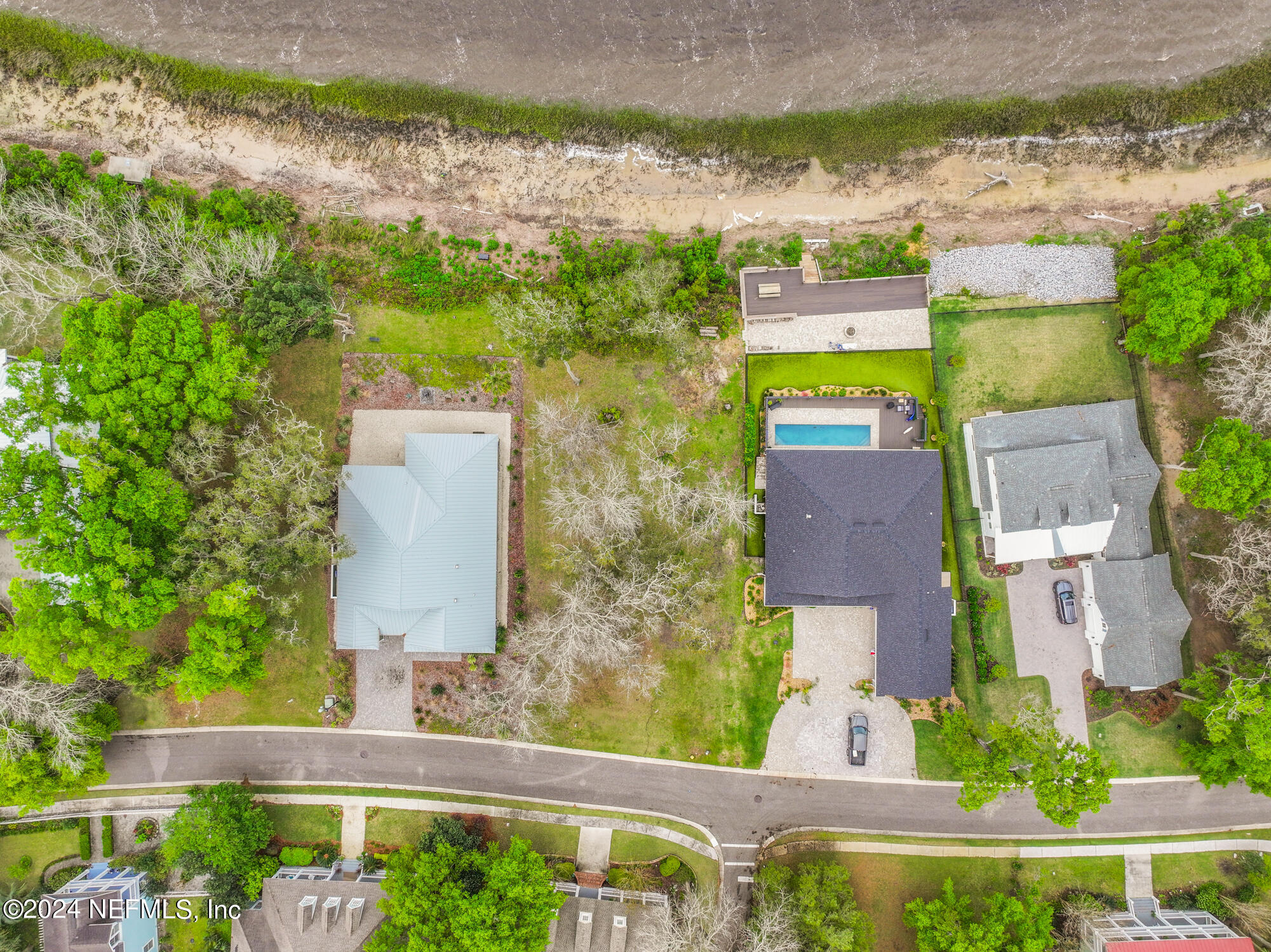 28676 Grandview Manor Yulee, FL 32097 - Photo 10 of 23 aerial view of a house with a garden and lake view