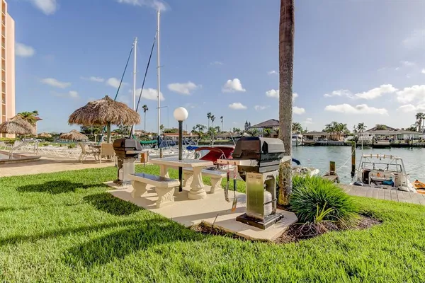 a house view with a garden space
