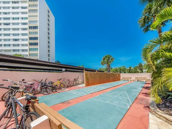 a front view of a building