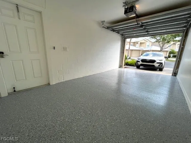 a view of car parking garage