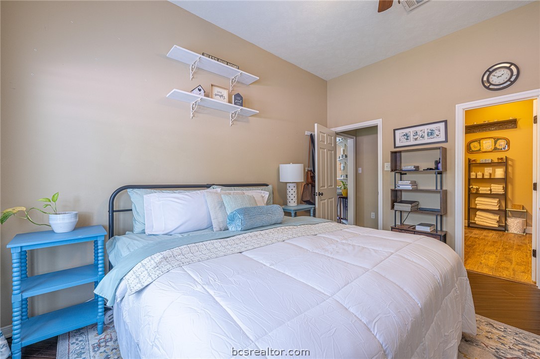 2633 Trophy Drive Bryan, TX 77802 - Photo 32 of 47 a bedroom with a bed and a closet