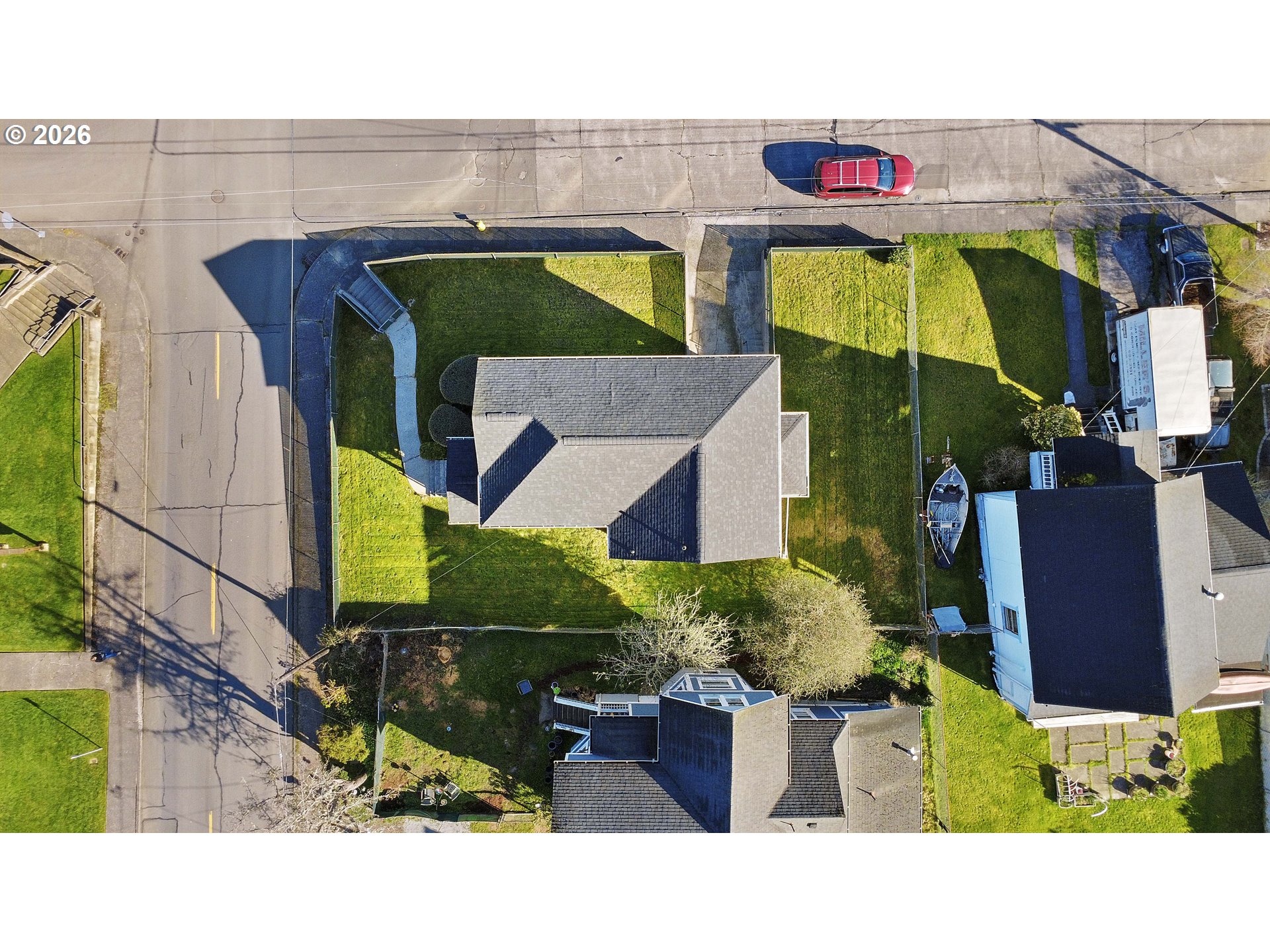 708 33rd Street Astoria, OR 97103 - Photo 44 of 46 Drone View/UAV