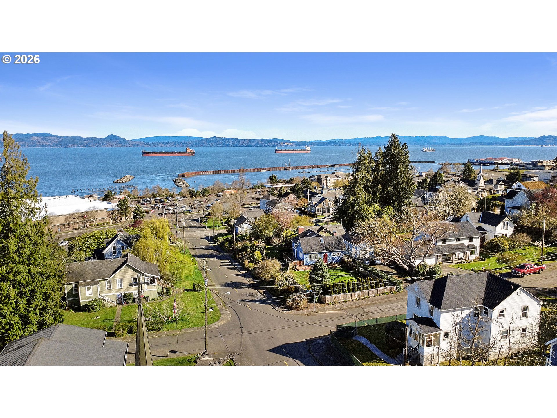 708 33rd Street Astoria, OR 97103 - Photo 45 of 46 Drone View/UAV