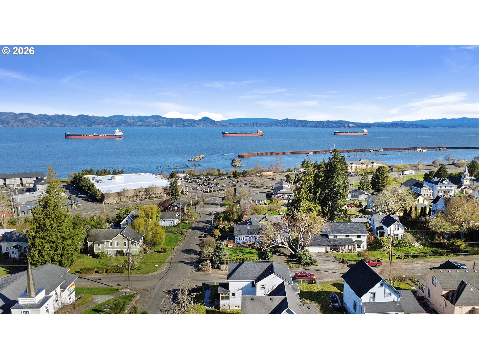 708 33rd Street Astoria, OR 97103 - Photo 46 of 46 Drone View/UAV