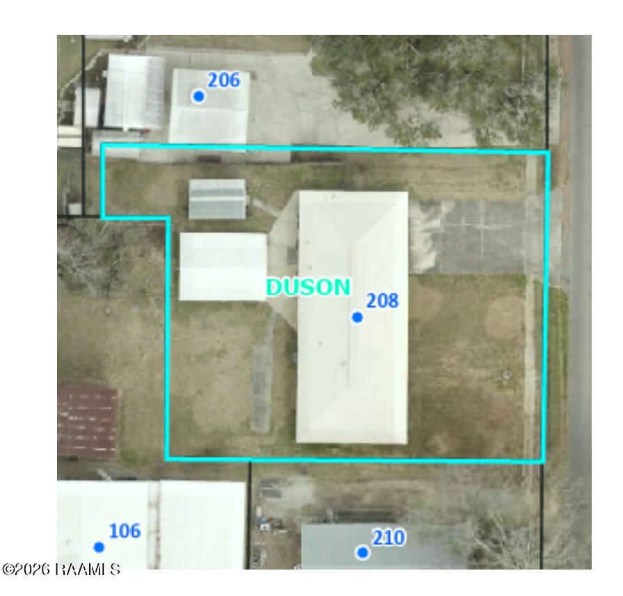 208 South A Street Duson, LA 70529 - Photo 26 of 26 A St S 208 lot boundaries