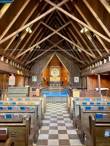 a view of a storage room