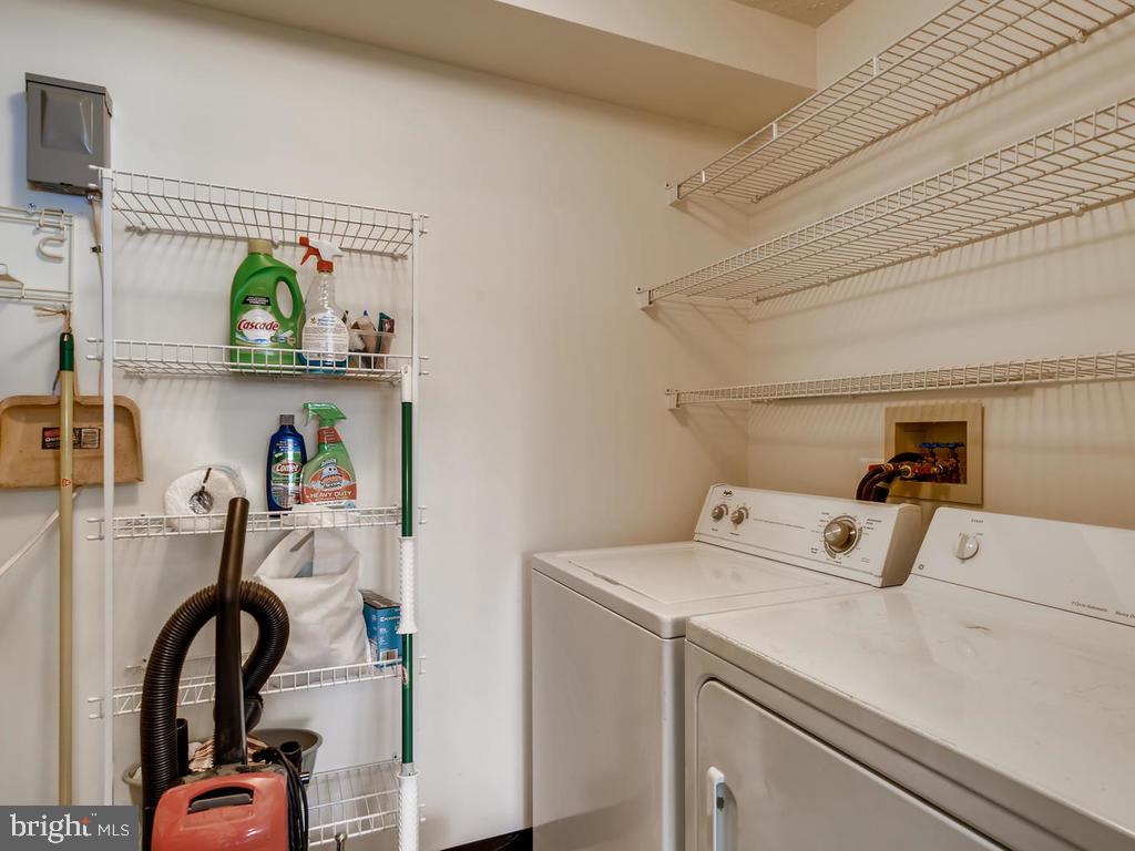 8241 Poplar Mill Road, Unit 8241 Baltimore, MD 21236 - Photo 24 of 26 GENEROUS-SIZED LAUNDRY RM w/BUILT-IN SHELVING!