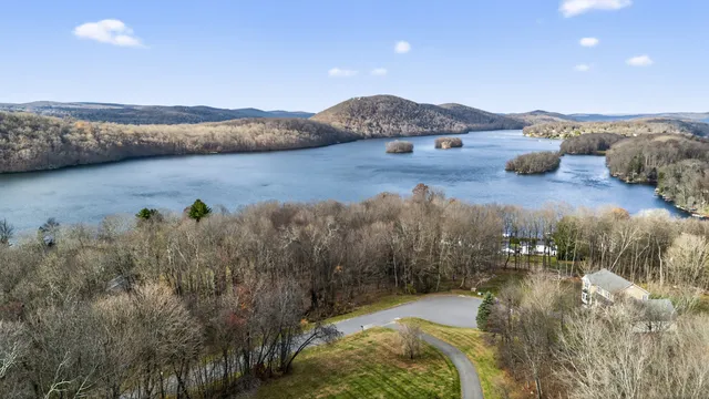 a view of a back yard from a balcony