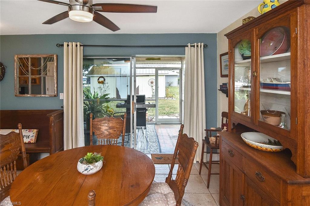 19031 Evergreen Road Fort Myers, FL 33967 - Photo 20 of 44 a view of a dining room with furniture window and outside view