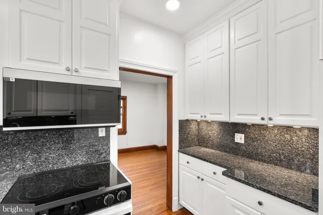 a view interior of a house with wooden floor