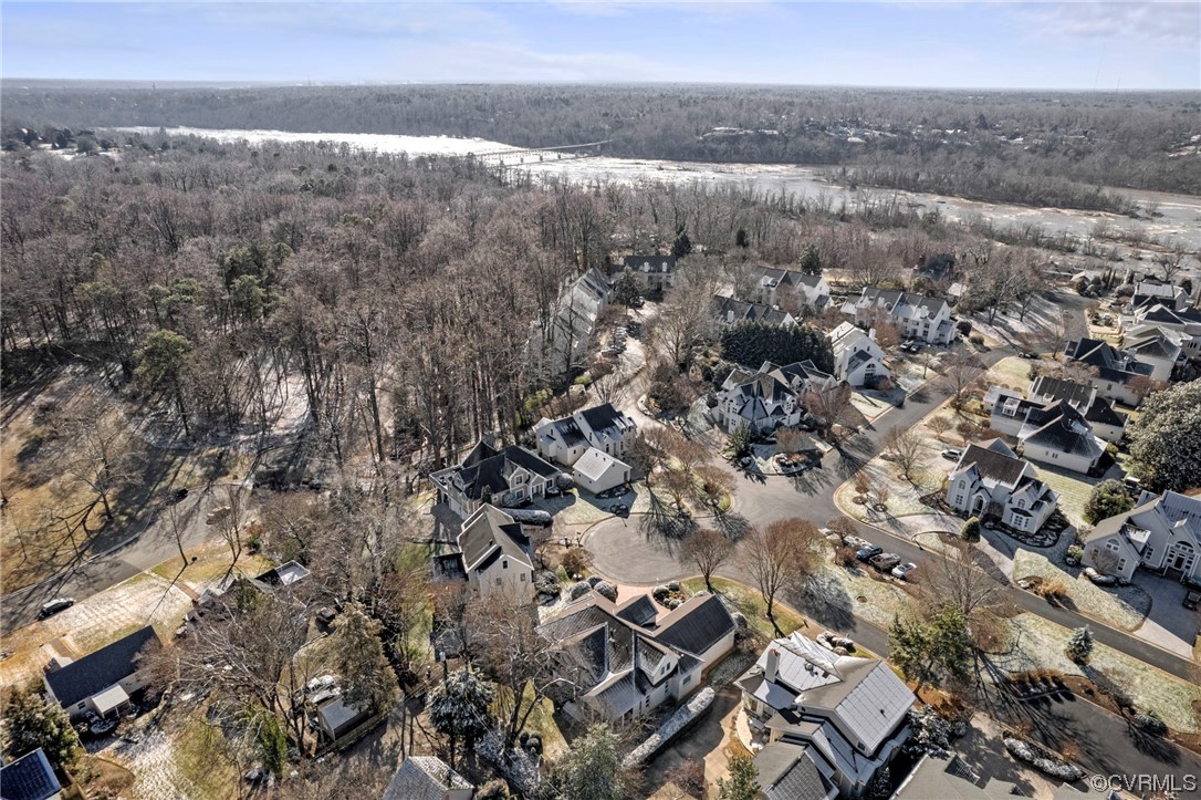 2 Tow Path Circle Richmond, VA 23221 - Photo 32 of 32 an aerial view of house with yard