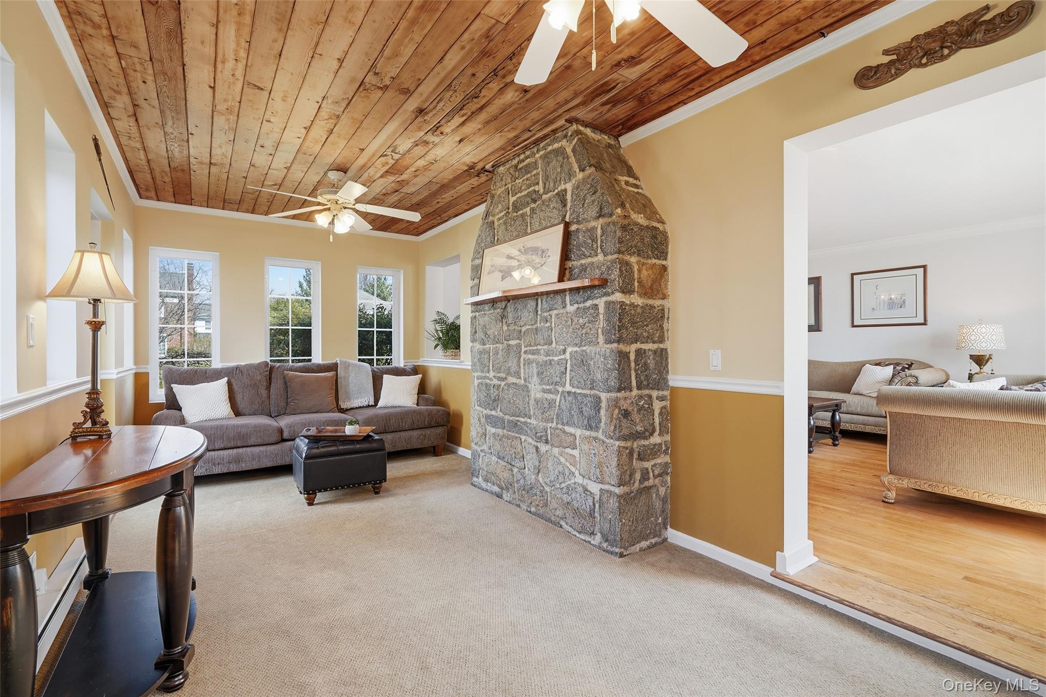 42 Sargent Road Scarsdale, NY 10583 - Photo 13 of 27 Sunroom/den with view into Living Room.