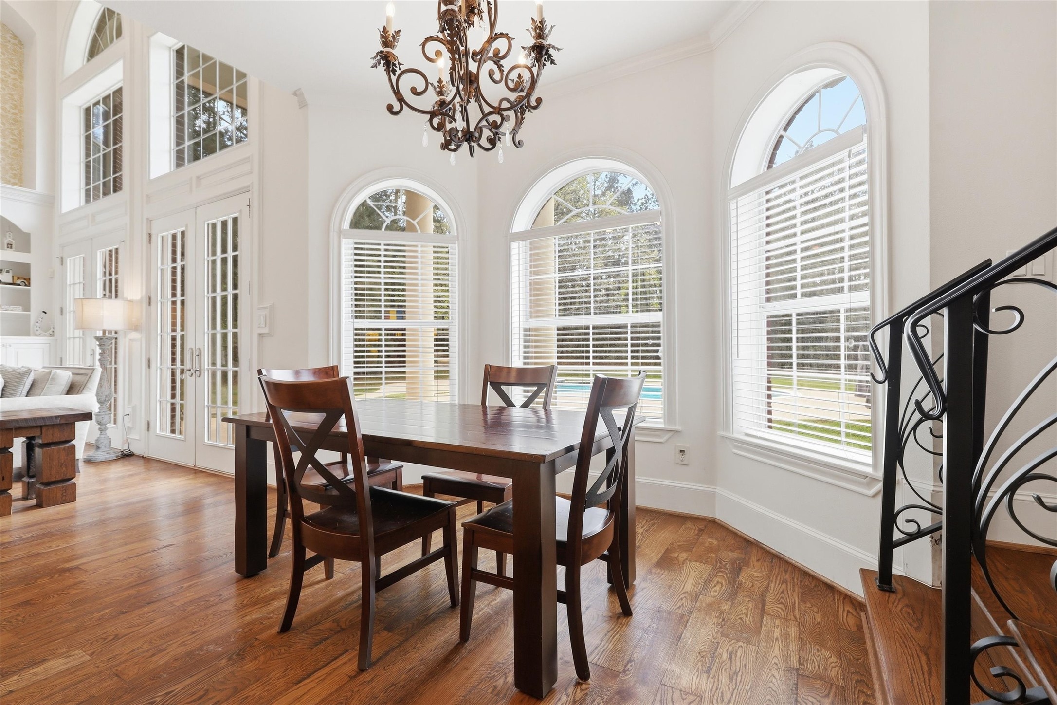 8582 Highway 75 Huntsville, TX 77340 - Photo 19 of 50 a view of a dining room with furniture window and wooden floor