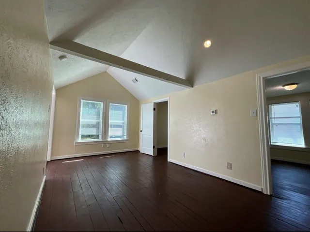 a view of livingroom with hardwood floor and window