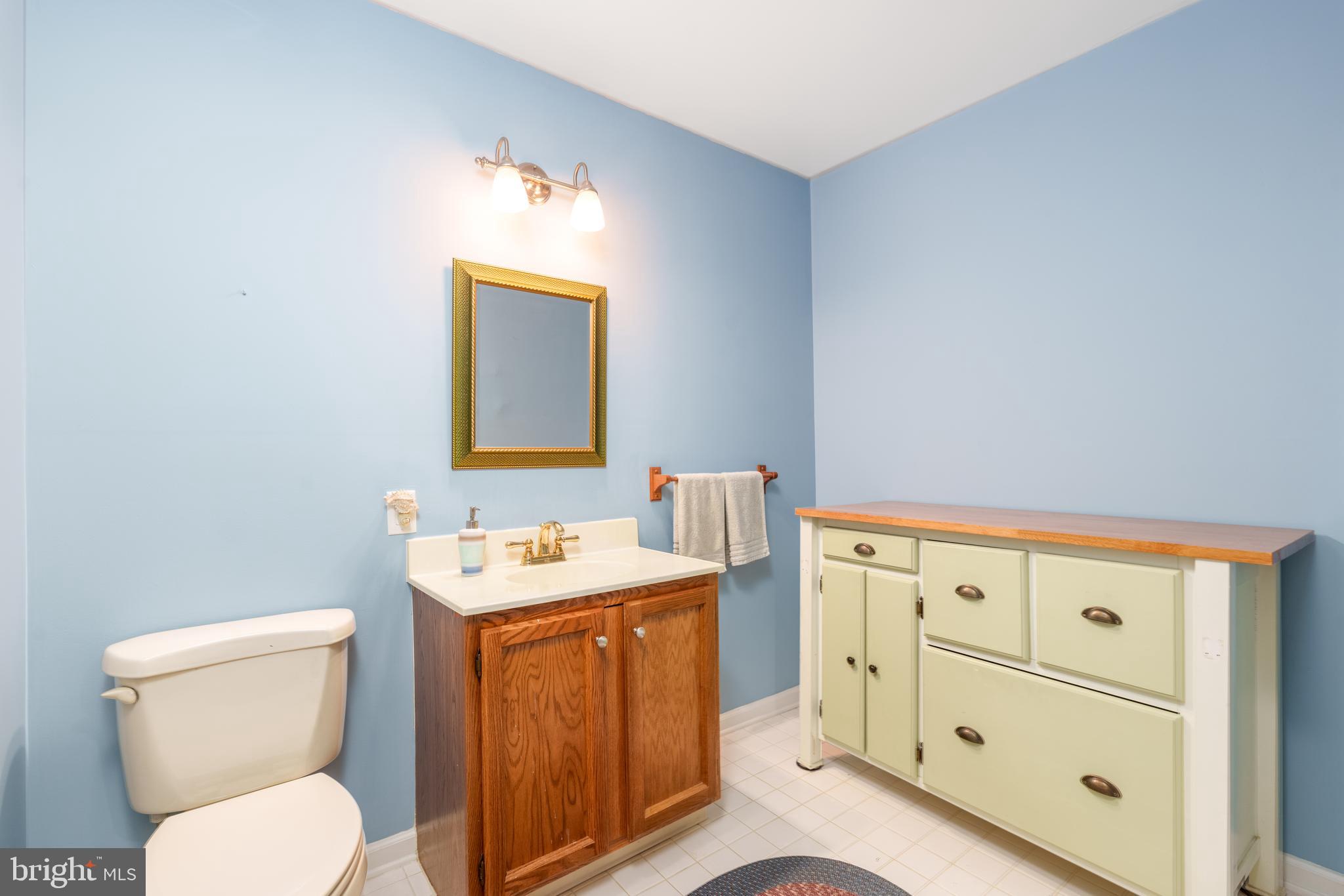 1305 Independence Way Newark, DE 19713 - Photo 16 of 25 a bathroom with a toilet sink vanity and mirror