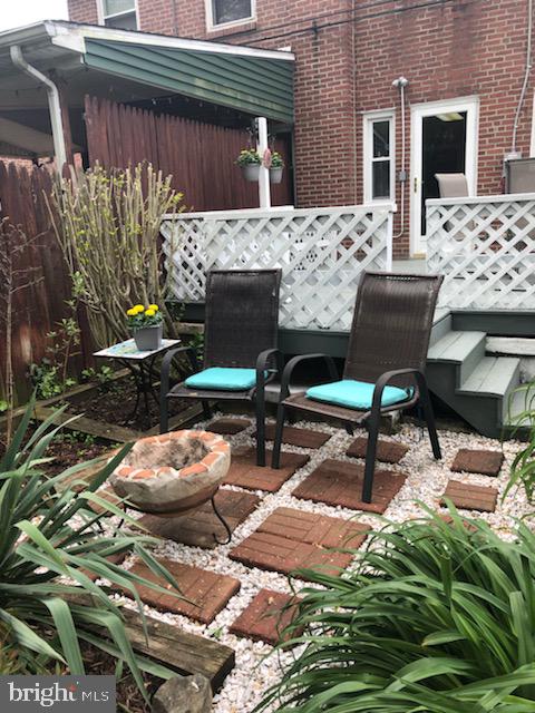 145 West Garrison Road Brookhaven, PA 19015 - Photo 30 of 33 Rear Patio a great space to gather