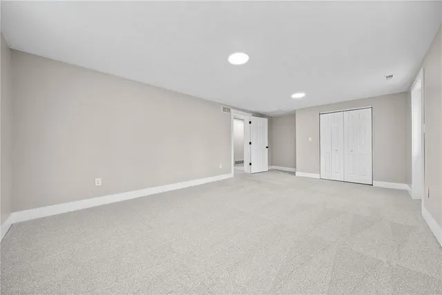 a view of an empty room