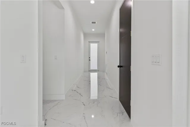 a view of a small space