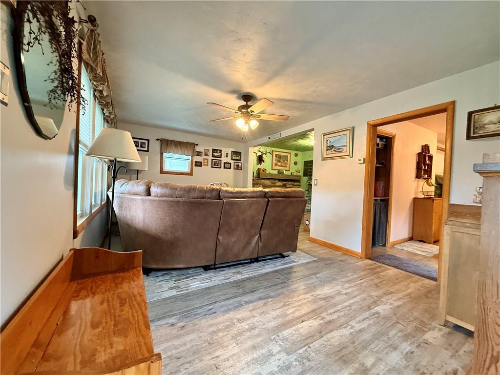 627 Butler Road Kittanning, PA 16201 - Photo 11 of 18 Huge 17x11 Living room with den area off to the right.