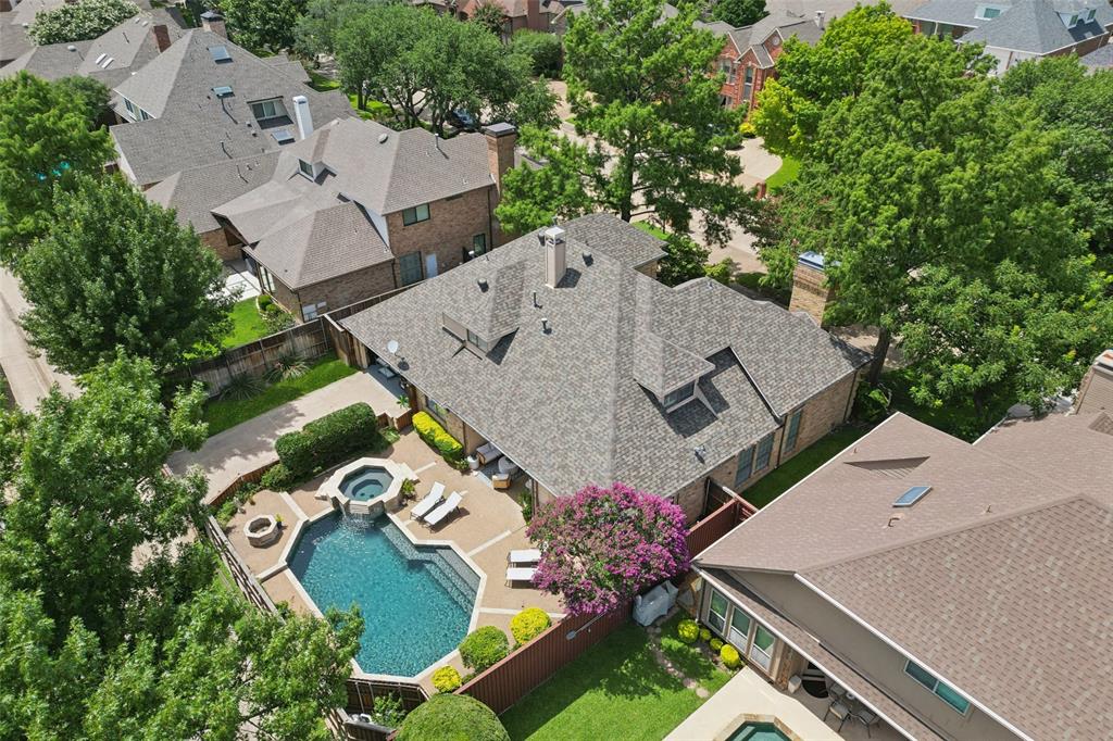 4136 Rainsong Drive Dallas, TX 75287 - Photo 28 of 30 an aerial view of a house
