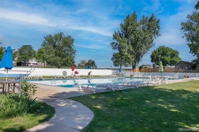 a view of a lake with houses