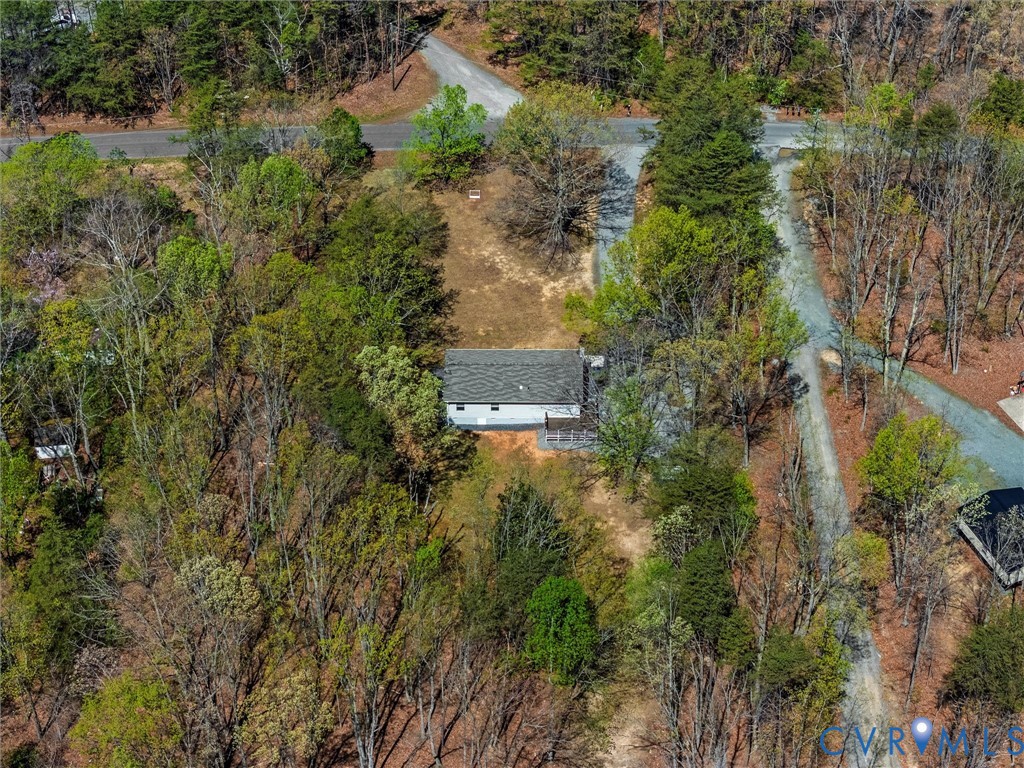 1339 Harris Creek Road Louisa, VA 23093 - Photo 44 of 46 an aerial view of a house with a yard