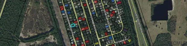 a view of a pathway of a building