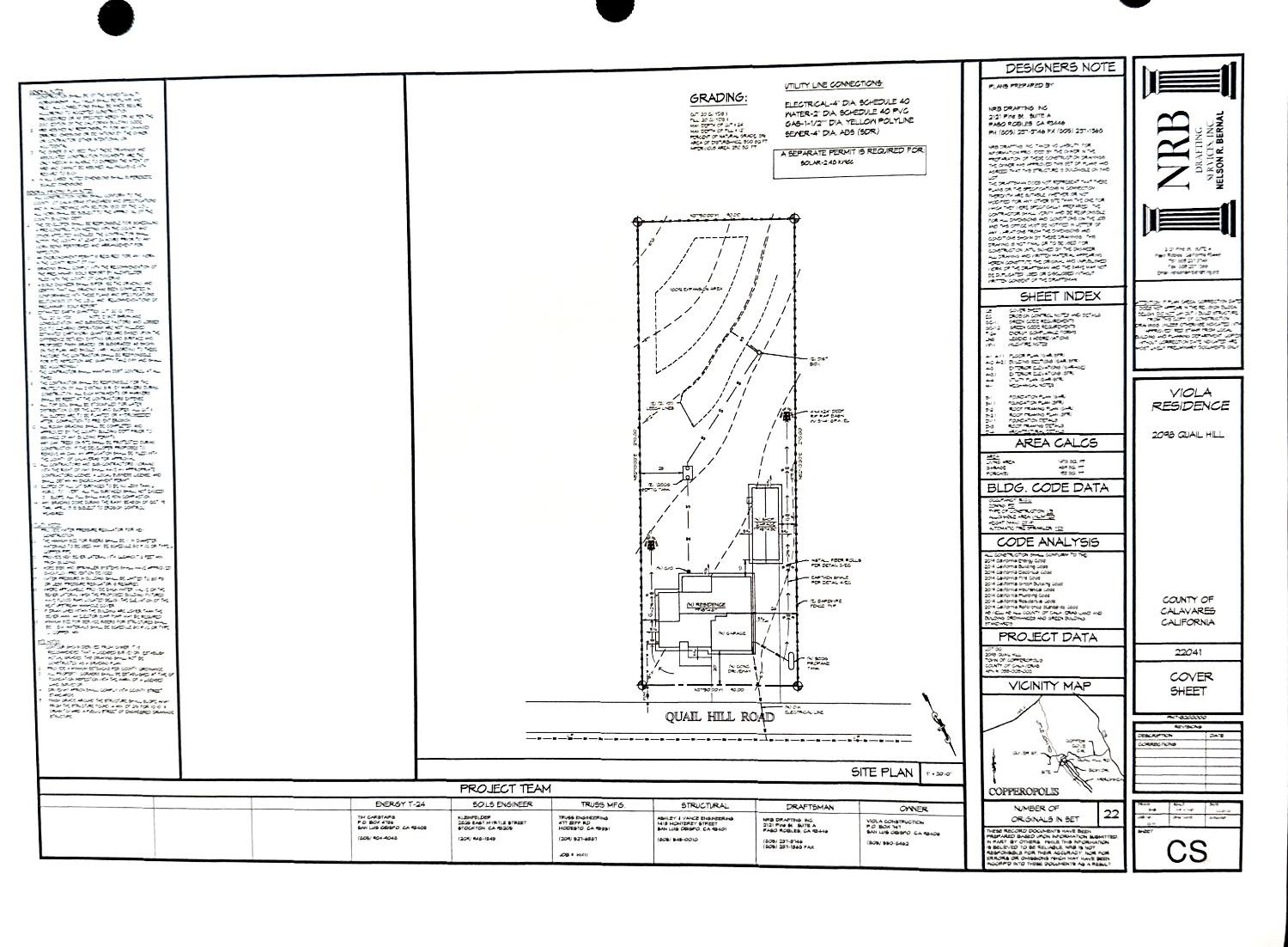 2098 Quail Hill Road Copperopolis, CA 95228 - Photo 10 of 25 Site plan showing home and workshop on lot