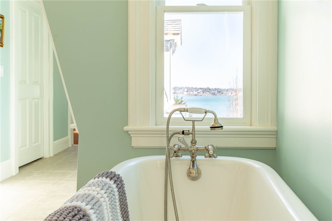 9 Cliff Terrace Newport, RI 02840 - Photo 27 of 40 Master bath with pretty ocean views.