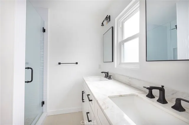 a bathroom with a sink and a tub