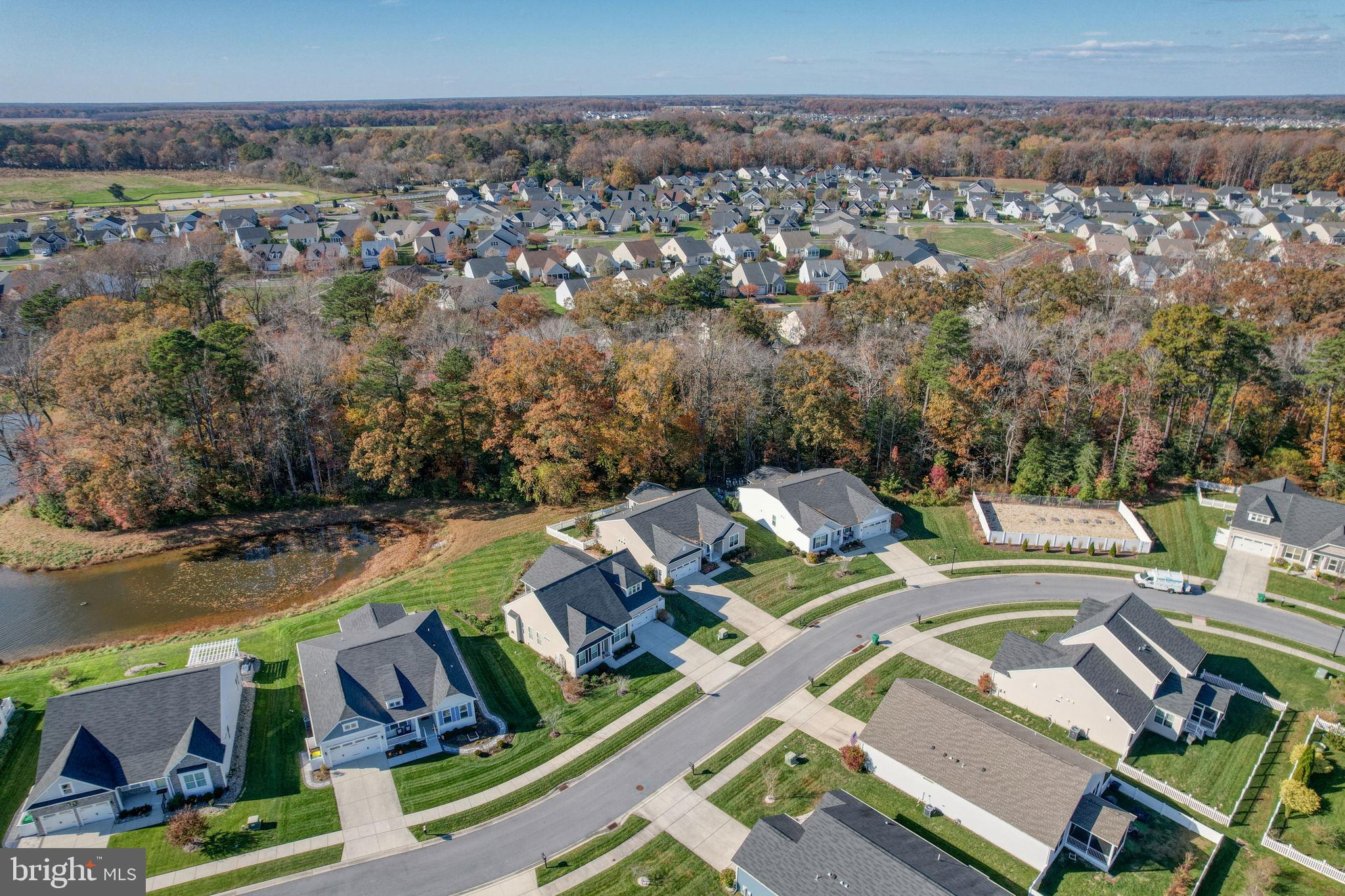 34273 Spring Brook Avenue Lewes, DE 19958 - Photo 37 of 73 an aerial view of a house with outdoor space