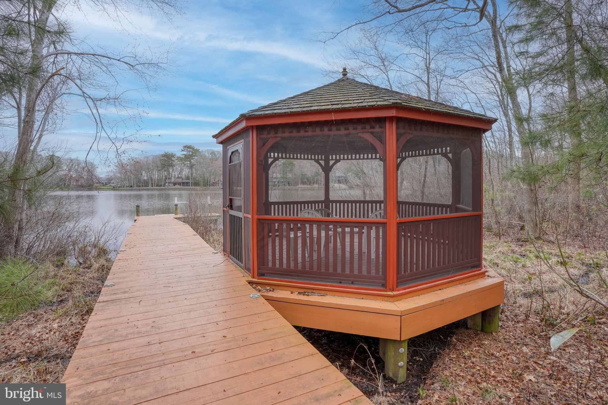 34273 Spring Brook Avenue Lewes, DE 19958 - Photo 47 of 73 Gazebo overlooking Red Mill Pond