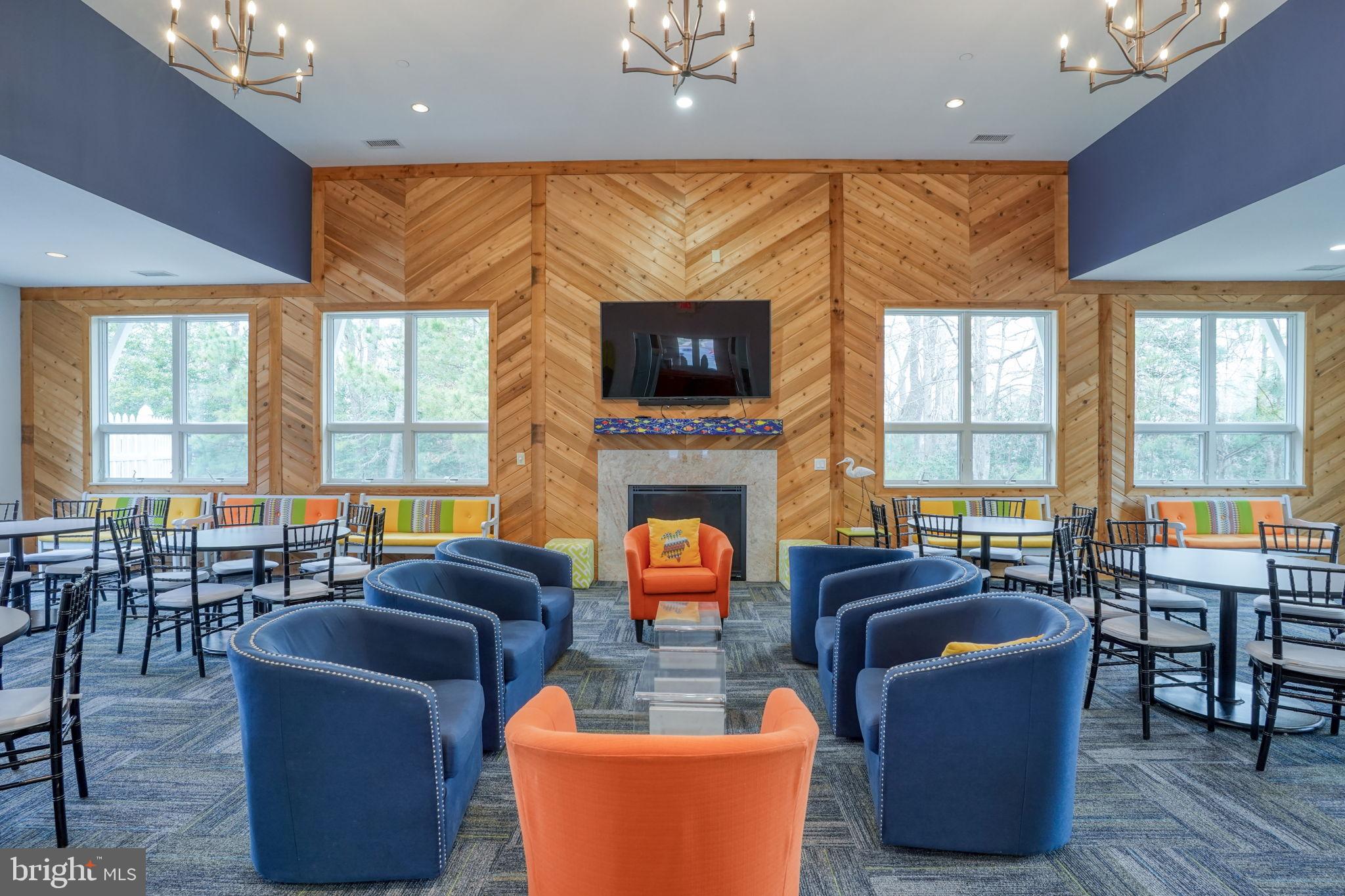 34273 Spring Brook Avenue Lewes, DE 19958 - Photo 53 of 73 a living room with fireplace furniture and a flat screen tv