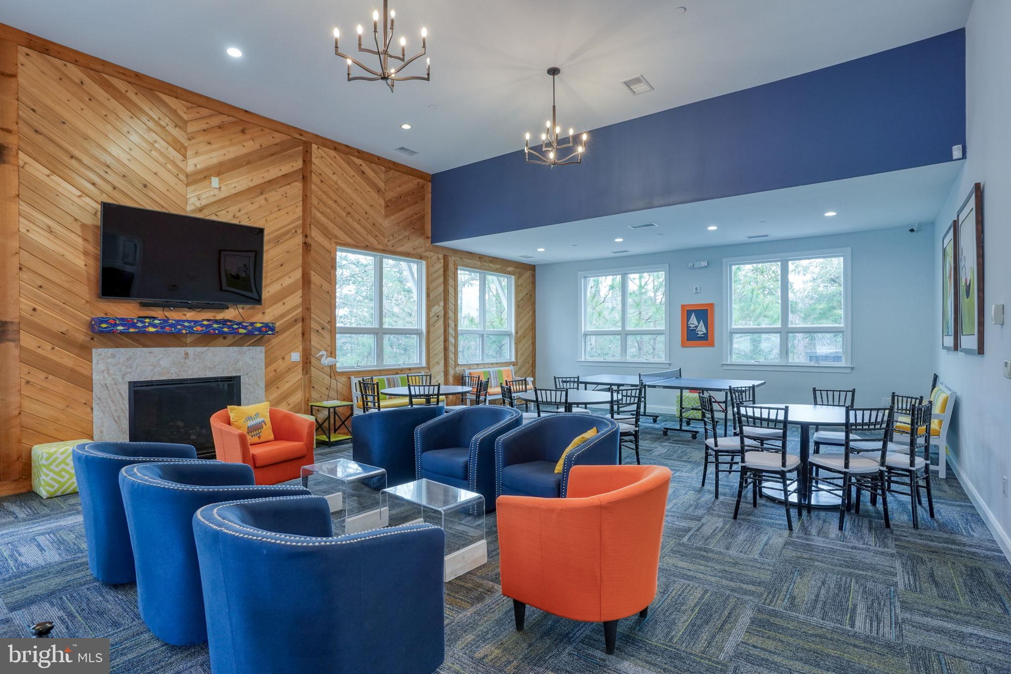 34273 Spring Brook Avenue Lewes, DE 19958 - Photo 54 of 73 a living room with fireplace furniture and a flat screen tv