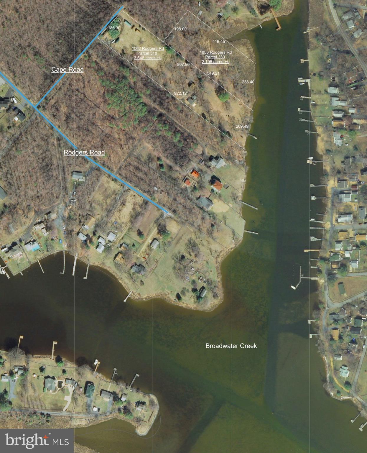 1056 Rodgers Road Churchton, MD 20733 - Photo 4 of 90 Satellite view / Aprox lot lines