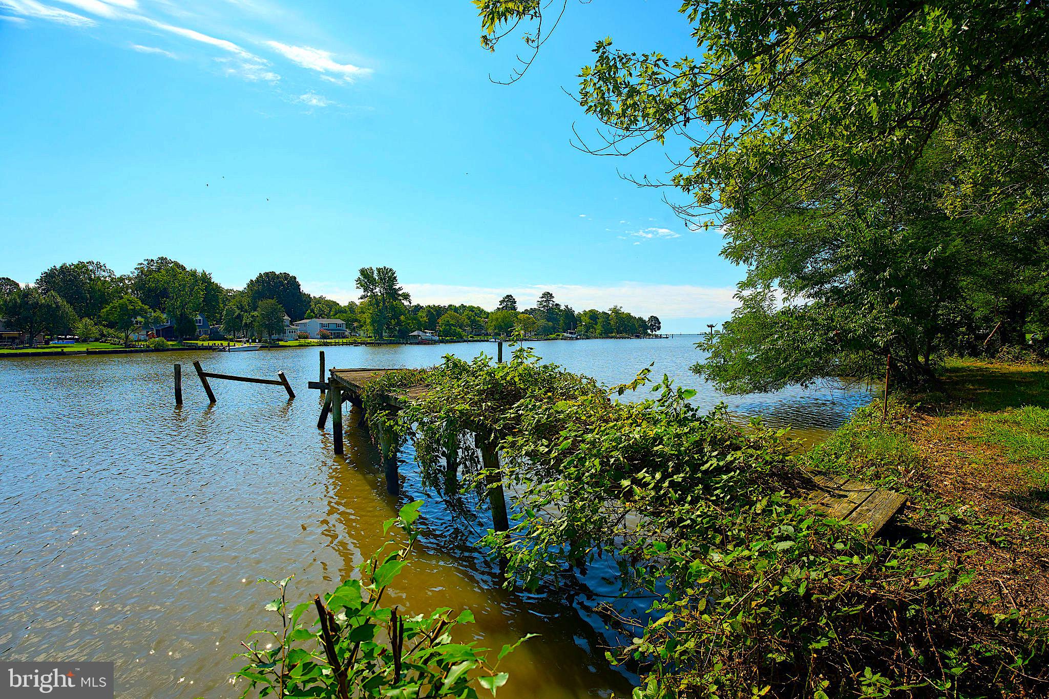 1056 Rodgers Road Churchton, MD 20733 - Photo 75 of 90 Damaged pier & view towards the Chesapeake