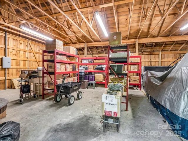 a big yard with lots of green space and trees