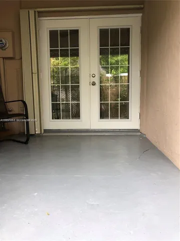 a view of front door of a house