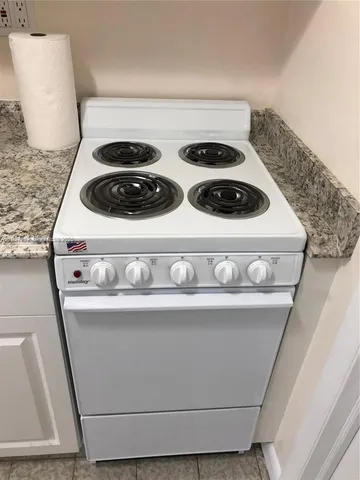 a close view of stove