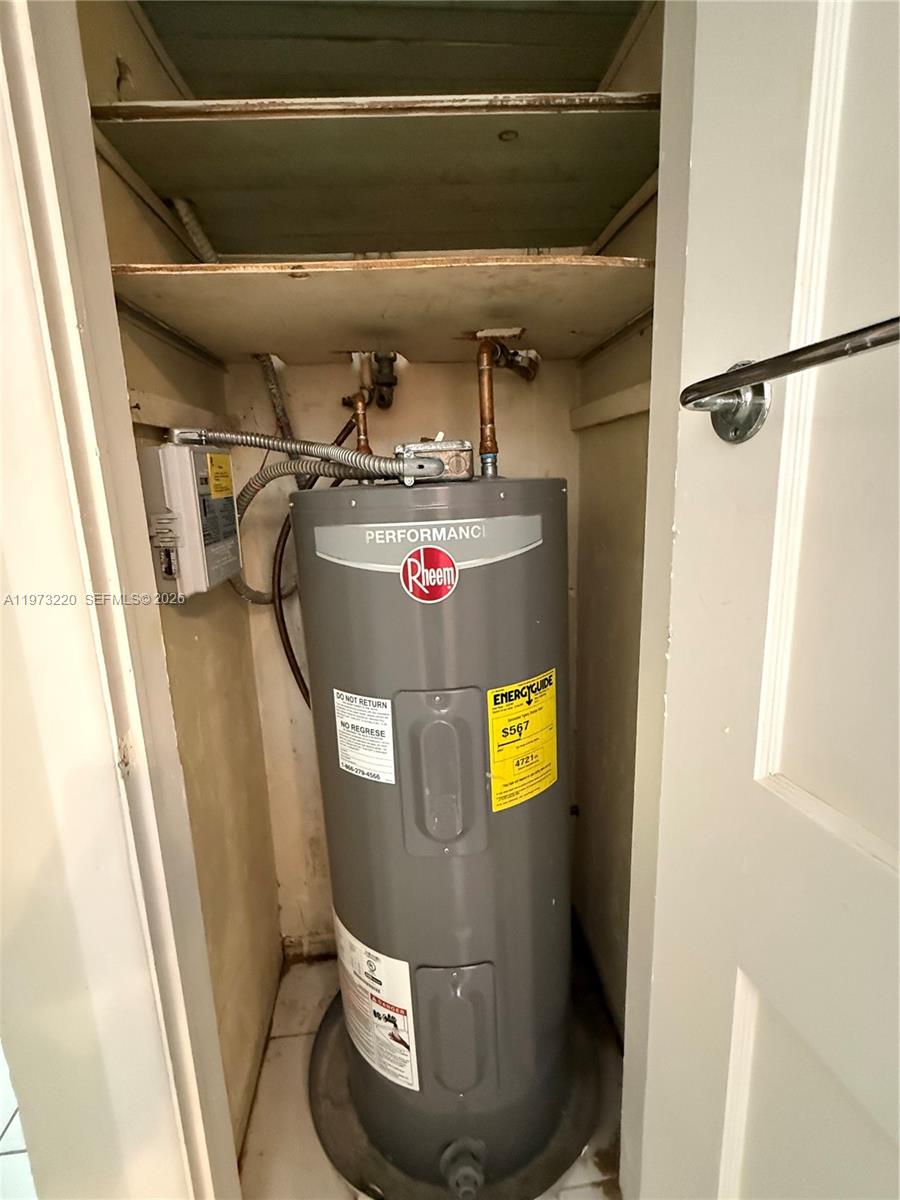 4255 Southwest 5th Terrace Miami, FL 33134 - Photo 15 of 29 a view of water heater room