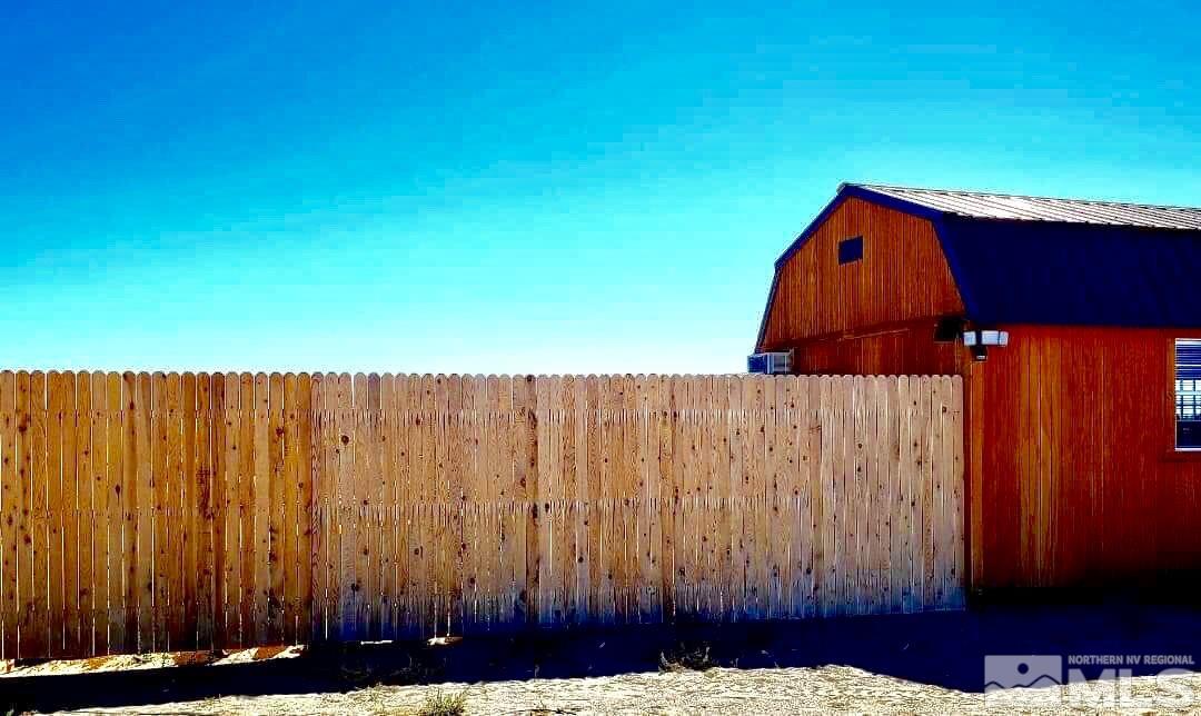 4970 Soda Lake Road Fallon, NV 89406 - Photo 10 of 12 a view of outdoor space with wooden fence