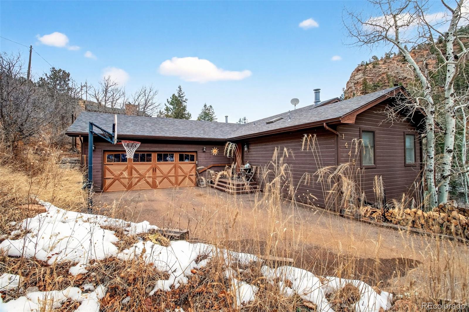 1445 Sutherland Road Manitou Springs, CO 80829 - Photo 2 of 43 a view of a house with a patio